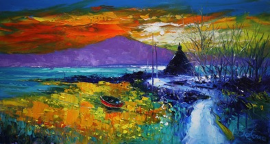 Dawnlight at Aros Isle of Mull 16x30